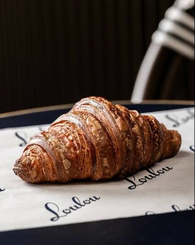 Fresh baked croissant